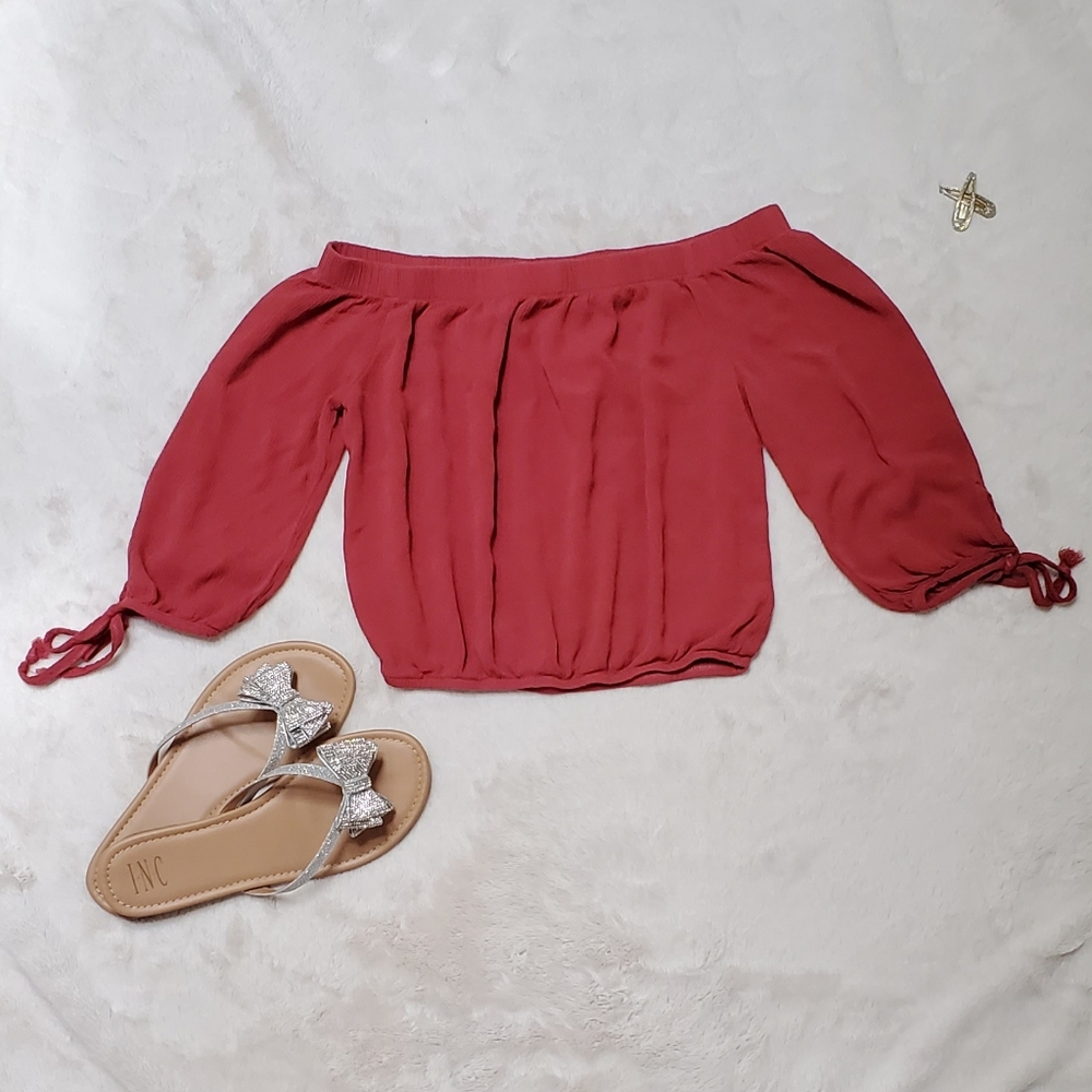 Dark Dusty Pink Top